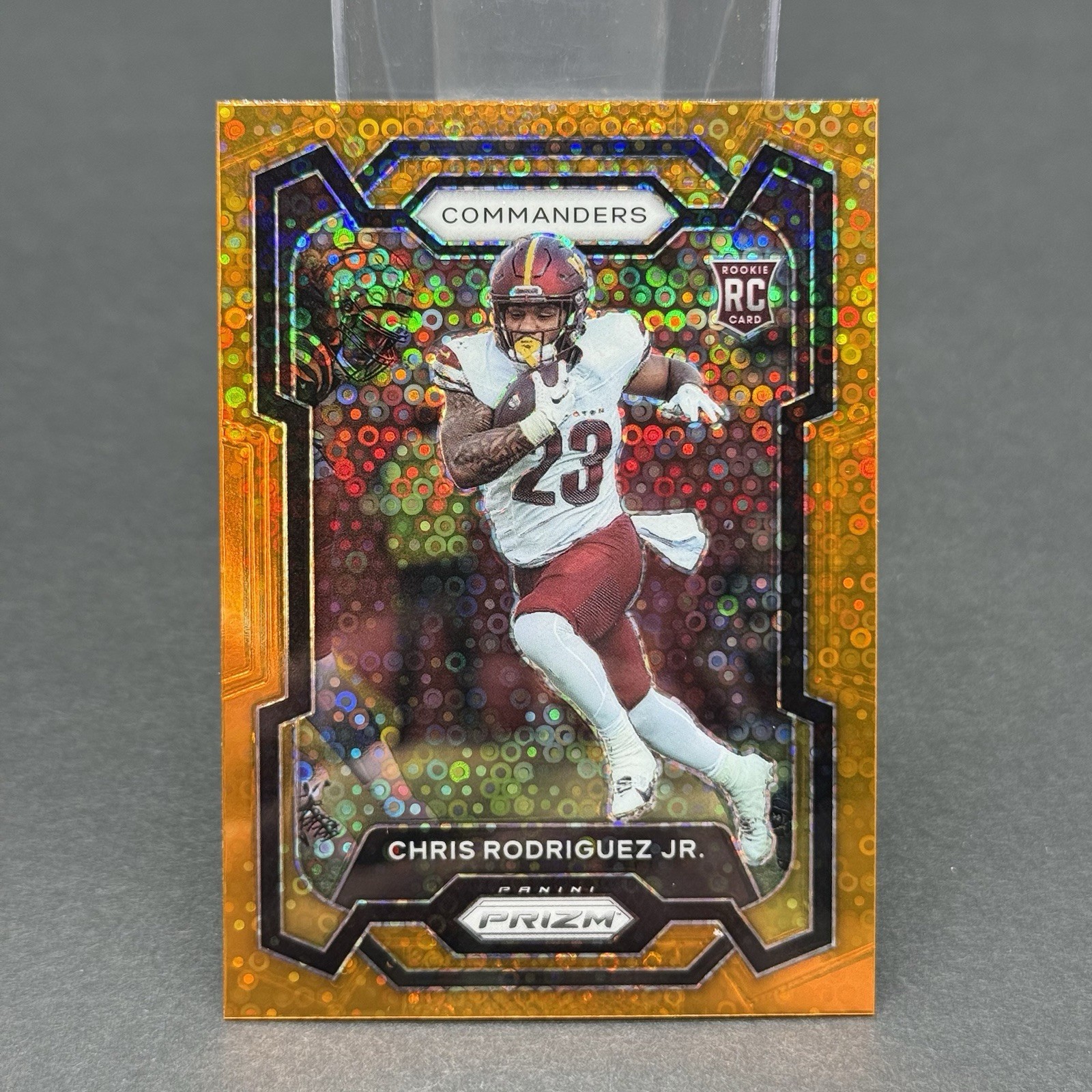 2023 Panini Prizm - Rookies Chris Rodriguez Jr. #398 Disco Prizm (RC)