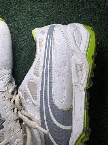 Men’s Puma Biofusion Tour Size 10.5 Spiked Golf Shoe - White And Lime Green Rare - Picture 9 of 13