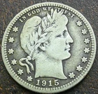 US 1915 Barber Quarter  **