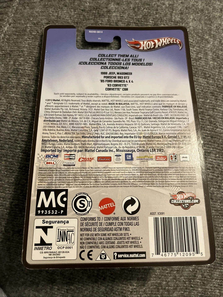 Coche fundido a presión Hot Wheels Boulevard 1:64 - amarillo Porsche 993 GT2 Foto 2 de 2