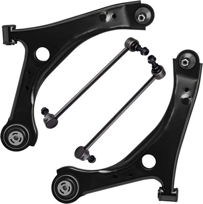 4 Pcs Front Lower Control Arm & Sway Bar Link RK622033 RK622034 4743454AA