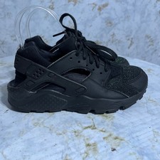 Nike Air Huarache Womens Sz 6 Shoes Black Colorful Athletic Sneaker Youth 4.5Y 