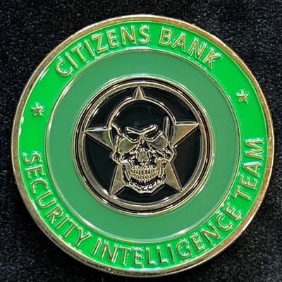 Citizens Bank Security Intelligence Team Challenge Coin