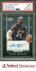 2015 PANINI PRIZM AUTOGRAPHS #KBR KOBE BRYANT LAKERS HOF POP 1 PSA 9 DNA AUTO 10