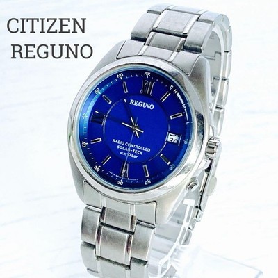 CITIZEN Reguno H415-S057515 Solar-Tech Radio Blue Dial Watch