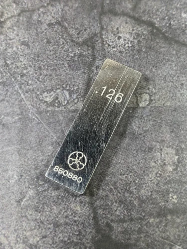 Mitutoyo Gage Block .126” Japan