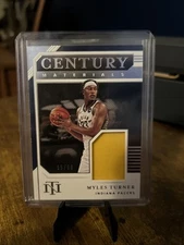 Myles Turner 2020-21 National Treasures Century Materials /99 #CMT-MTU