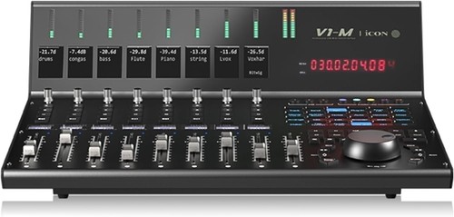 iCON Pro Audio V1-M USB MIDI DAW Control Surface with Motorized Faders - Picture 4 of 5