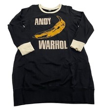 Uniqlo Sprz NY Andy Warhol Womens Sweater Dress Cotton Pullover T-Shirt Large