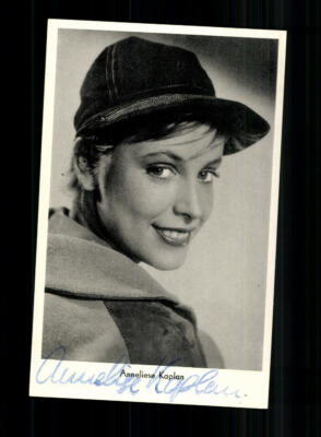 Anneliese Kaplan Kolibri Autogrammkarte Original Signiert + F 39