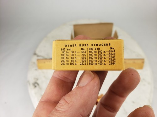 10 Pair Buss Fuse Reducers No 263 Bussmann 0-30 Amp 250 Volt 60 Ampere Clips - Picture 6 of 14