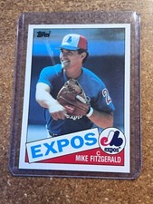 1985 Topps Traded Baseball # 34T Mike Fitzgerald 1