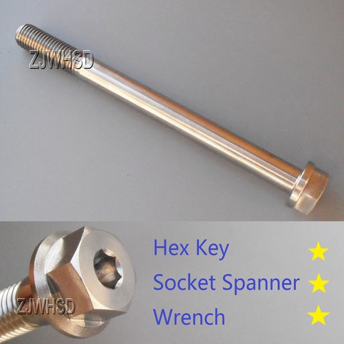 M10 x1.25 Pitch Ti tanium Screw Bolt Socket Cap Head & Hexagon Hex Flange Head - Picture 15 of 30