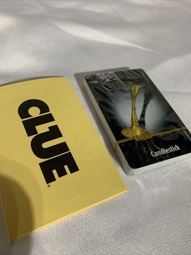 NEW Sealed 2013 Clue Game Replacement Parts Pieces 30 Cards