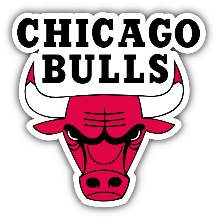 CHICAGO BULLS ステッカー Chicago Bulls NBA Basketball Logo Car Bumper Sticker Decal - 9