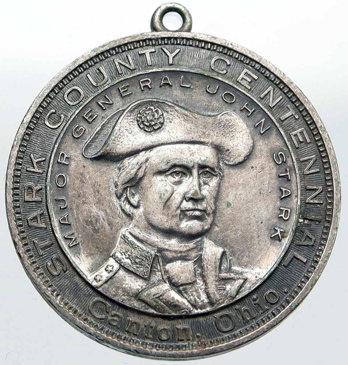 1909 USA Canton, OHIO MAJOR GENERAL JOHN STARKS County SilverPLATED Medal  i87589 | eBay