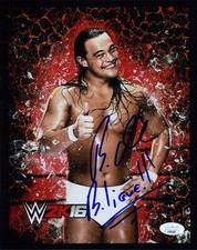 Bo Dallas WWF WWE Wrestler Signed 8x10 Glossy Photo JSA Authenticated