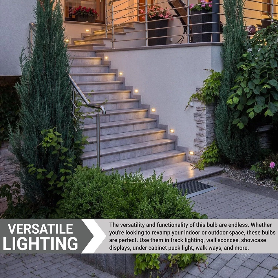 12Pack Single Ended T3.5, GY8 2-Pin Clear Glass UV Protected, 3200K, 100W 1500LM - Image 3 of 4