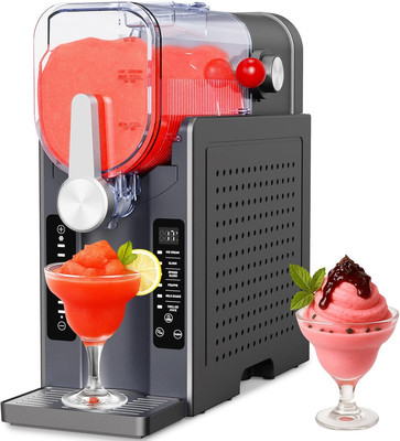 Slushie Machine for Home - No Ice Needed Slushy Maker, Fast 5-Min Freeze, Auto-C