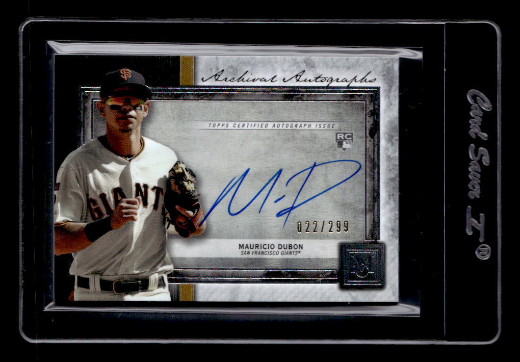 2020 Topps Museum Collection Archival Autographs #AAMD Mauricio Dubon