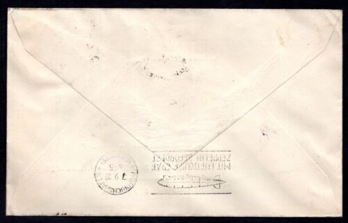 ARGENTINA 1932 TO GERMANY VIA CONDOR ZEPPELIN FIRST FLIGHT FRANKED 90c - Picture 2 of 2