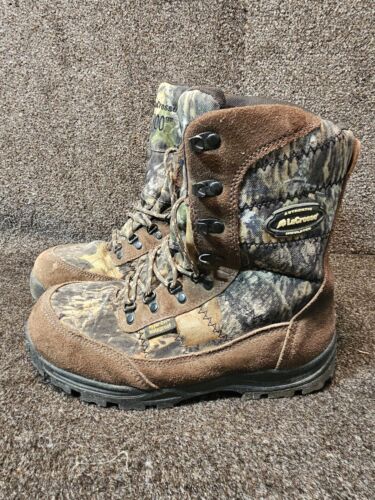 LACROSSE SILENCER HD 8" MOBU 800G CAMO HUNTING BOOTS MENS 10 - Picture 2 of 5