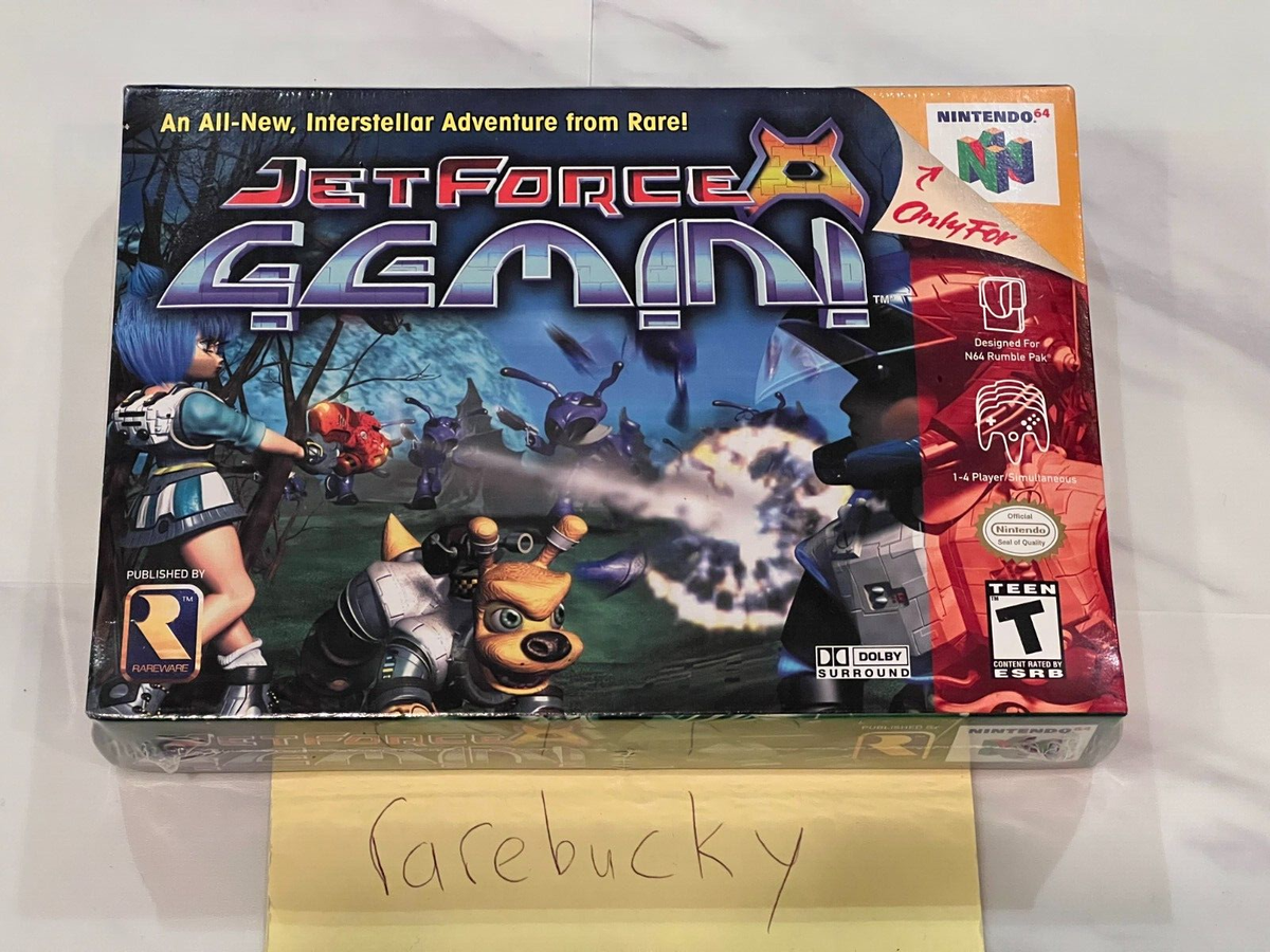 Jet Force Gemini (Nintendo 64 N64) NEW SEALED V-SEAM EXCELLENT