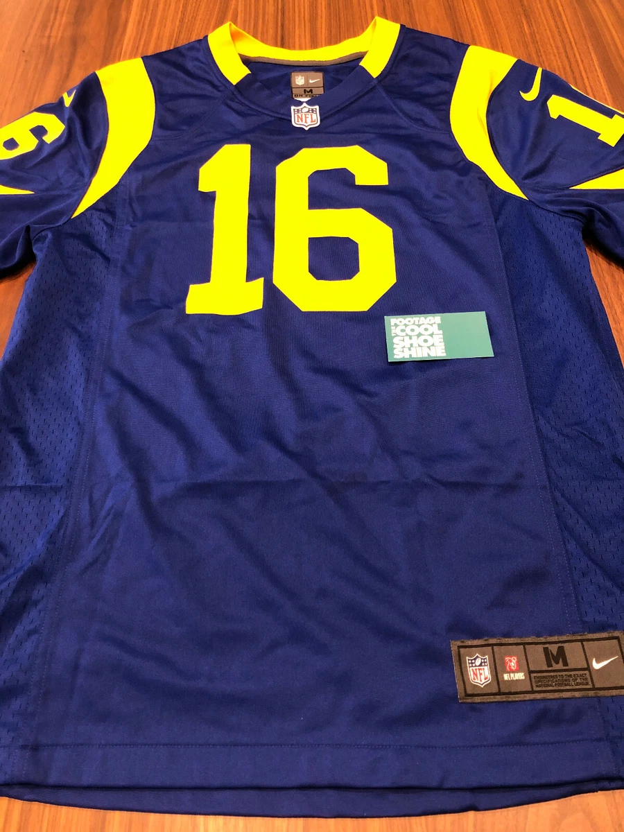 : Jared Goff Los Angeles Rams Navy #16 Youth 4-20 Home