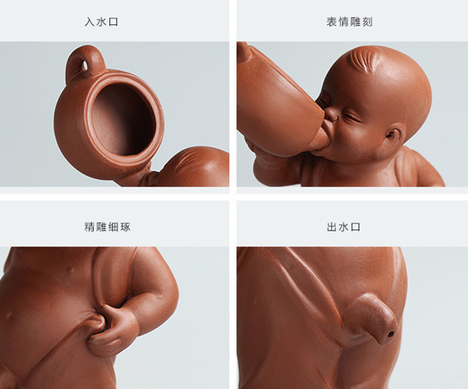 Creative Tea Pet Handmade Yixing Zisha Tea Play Home Decoration