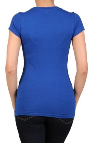 T-shirt girocollo donna/junior cotone massello girocollo s-XL - Foto 87 di 115