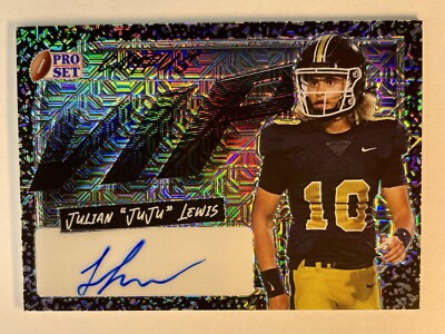 Julian  JuJu  Lewis RC Auto. Colorado Buffalos Future QB.  23 Pro Set # d /20
