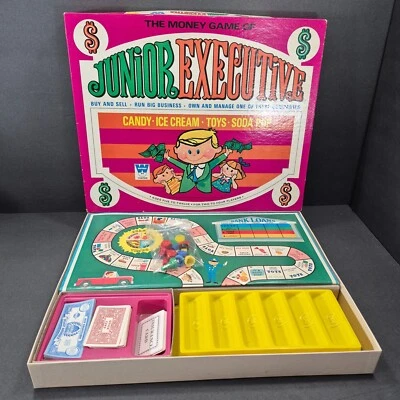 VIntage Junior Executive Kid Business Money Complete Game Whitman 1969 - Image 1 of 4