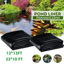 13*13/33*10 FT Fish Pond Liner PVC Membrane Reinforced Gardens Pools Landscaping