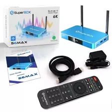 SuperBox S6 MAX  TV Box Media Player With UPDATED Timeshift Voice Command 8K