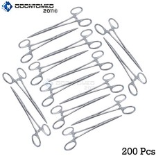 Lot Of 200 Pieces Mosquito Hemostat Locking Forceps 5'' Straight Stainless Steel