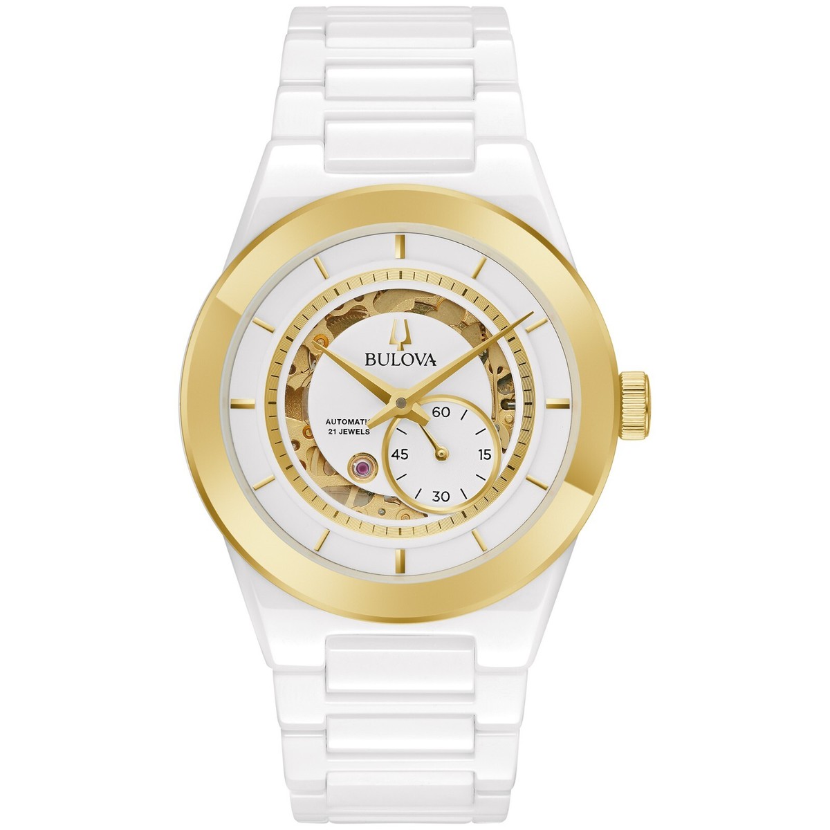 Horloge de bureau vintage Bulova à quartz Allemagne