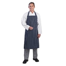 NAVY BLUE/RED & WHITE STRIPED BUTCHER’S APRON