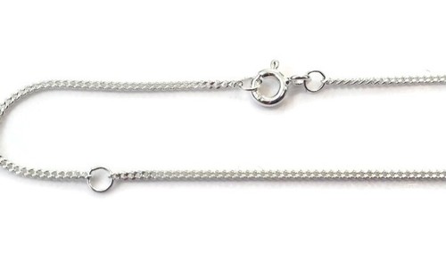 aquamarine pendant oval solid Sterling Silver adjustable 16/18” chain, natural - Picture 16 of 17