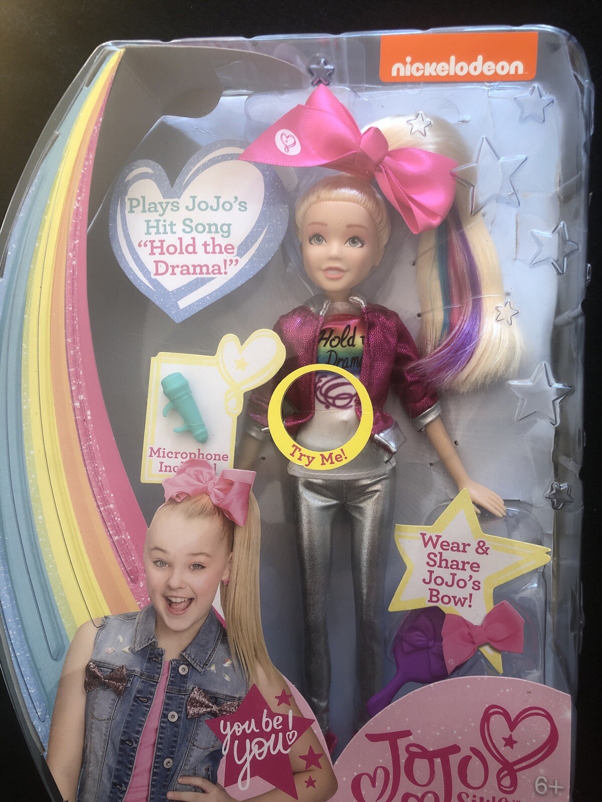 jojo siwa doll hold the drama