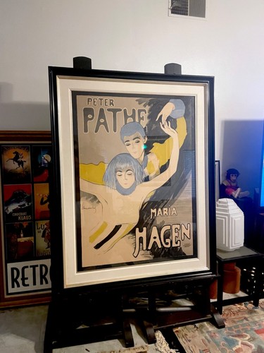 Original French Poster - Chanteclair by Mich - Museum Framed - Linen Backed - A+ - Picture 7 of 11