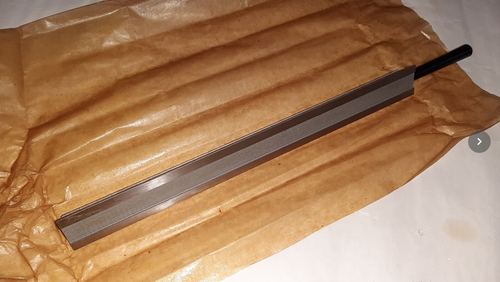 Macchinista di precisione 3 lati bordo dritto 320 mm / 12,59" vintage URSS - Foto 3 di 8