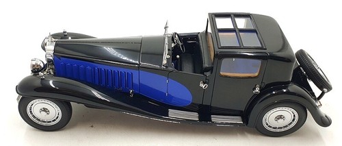 Bauer 1/18 Scale 3293-J4 - Bugatti Royale Coupe De Ville - Blue/Black - Picture 4 of 9