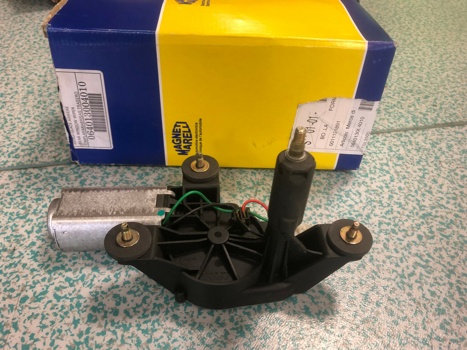 Moteur essuie-glace Alfa Romeo 147 Marelli TGL350D pour réparer le balayage arrière bloqué