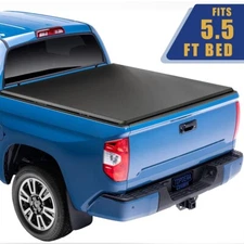 5.5FT Soft Roll-Up Tonneau Cover Bed For 2007-2021 Toyota Tundra
