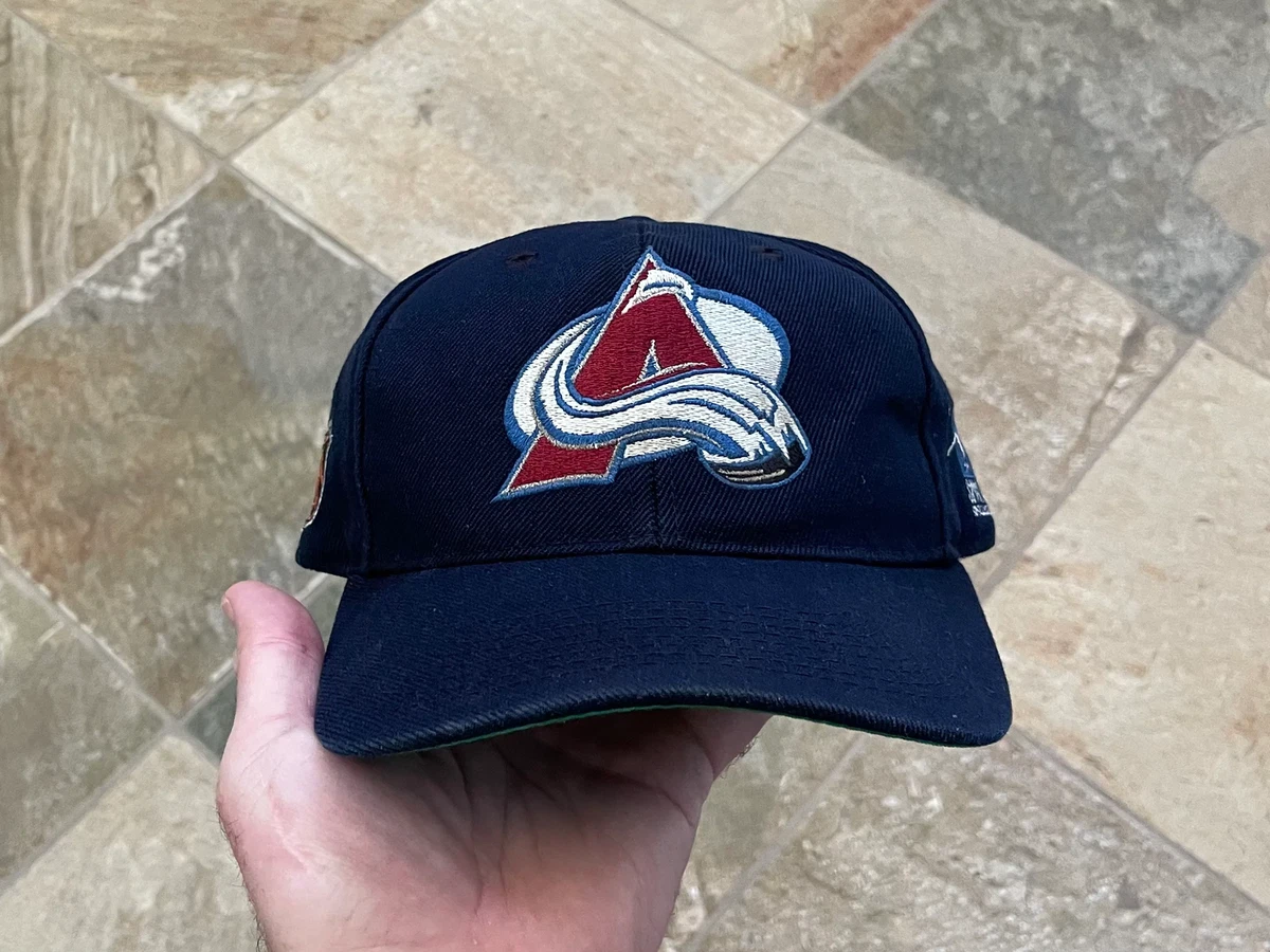 retro colorado avalanche hat