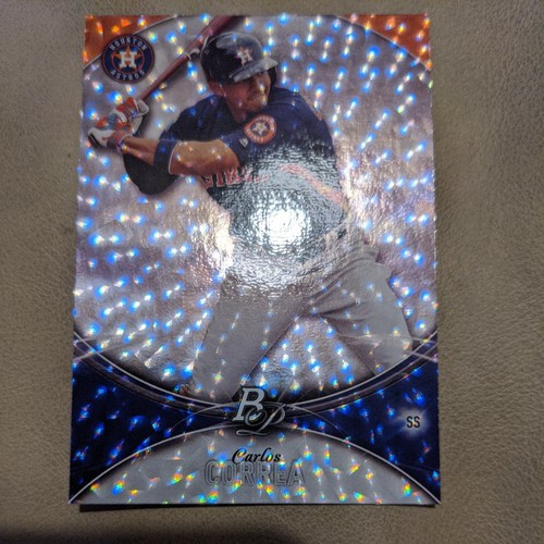 Carlos Correa [Ice] #97 2016 Bowman Platinum card