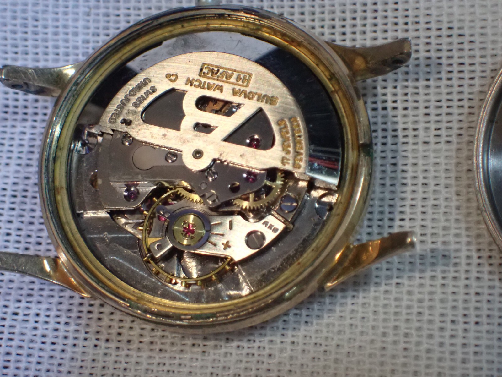 Vintage 11 AFAC Bulova 17 Jewel Men's SelfWinding Wristwatch good