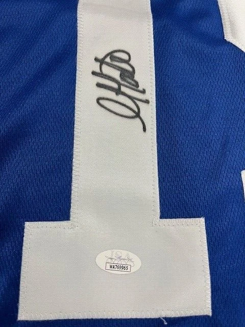 Golden Tate II #15 Custom Sewn Autographed New York Giants Jersey JSA - Image 2 of 4