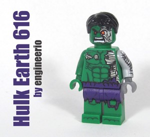 LEGO Custom - Hulk Earth 616 - Marvel Super heroes mini fig cosmic robot | eBay