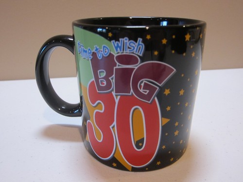 Time To Wish Big 30 Large Jumbo 30th Birthday Coffee Mug Cup. - Picture 4 of 10